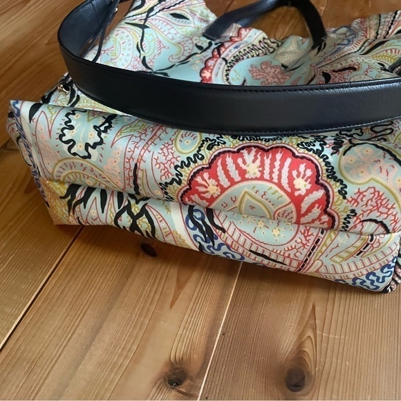 Etro Satin Paisley Handbag - Picture 3 of 12